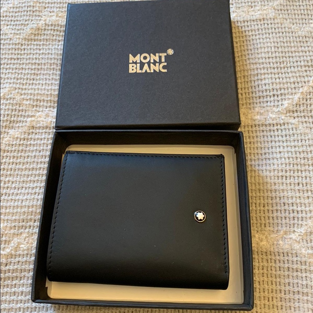 Mont Blanc Leather Wallet New